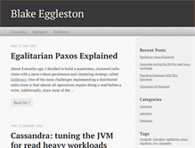 Tablet Screenshot of blakeeggleston.com